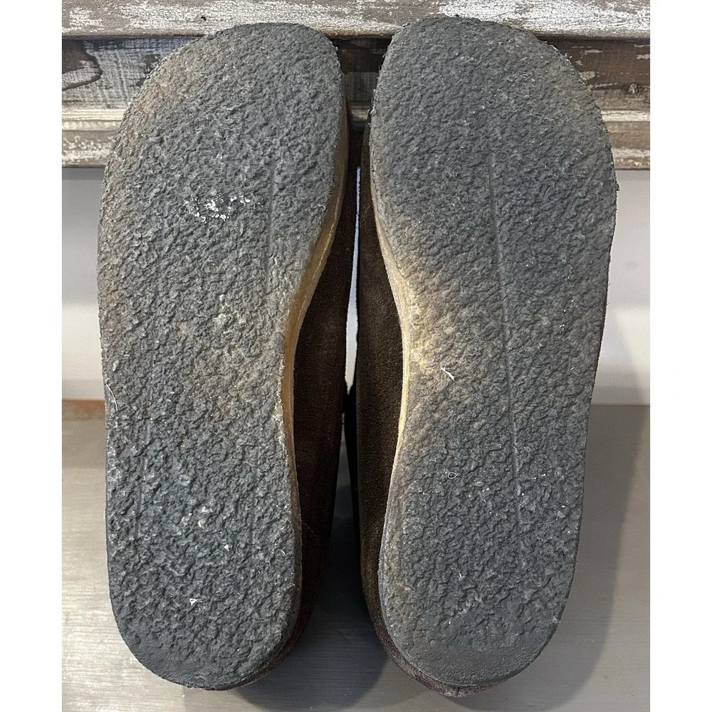 Clarks Originals Wallabee Women's Chukka Boots Comfort Shoes Dark Brown Sz 5.5M‎